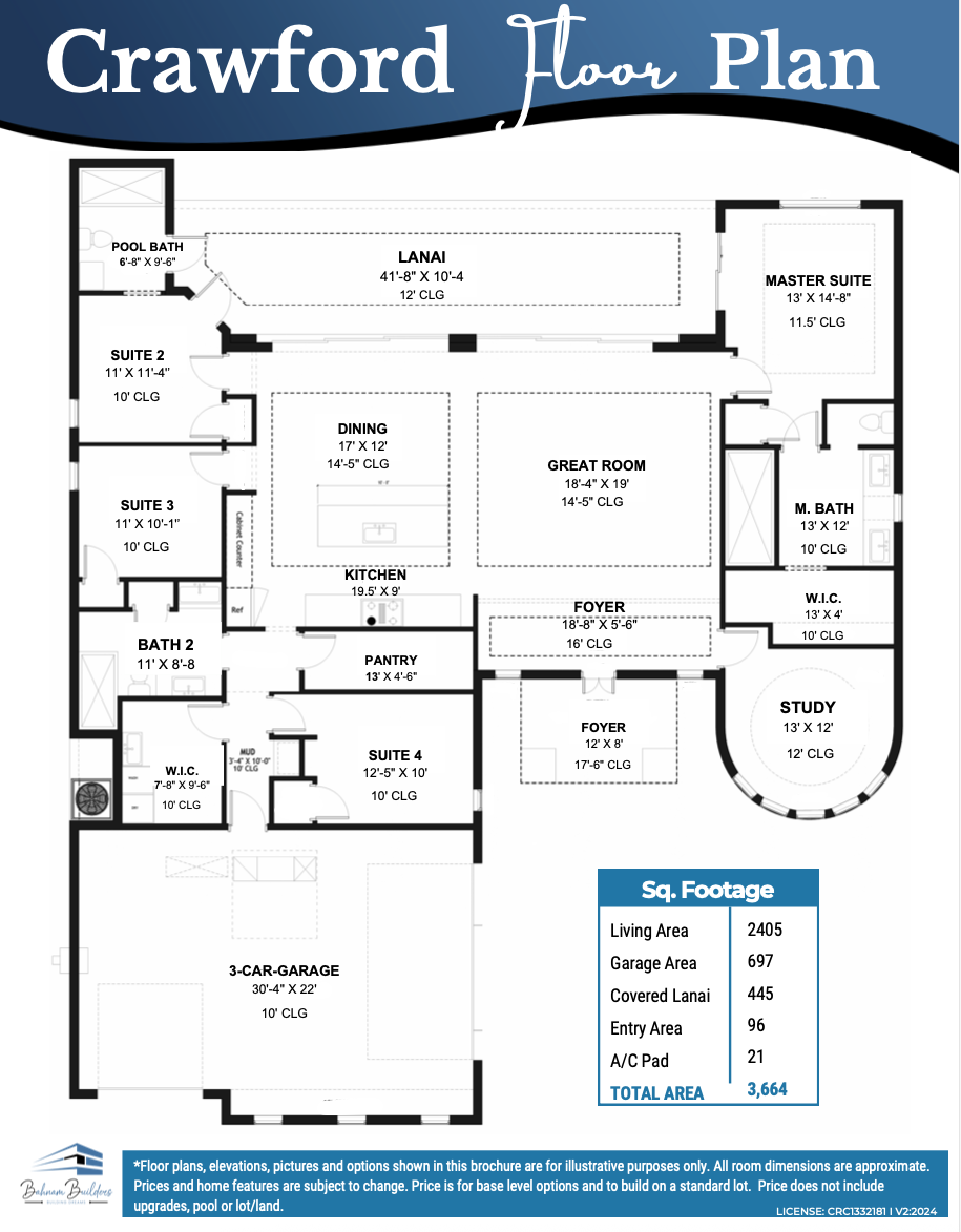 Crawford floor plan